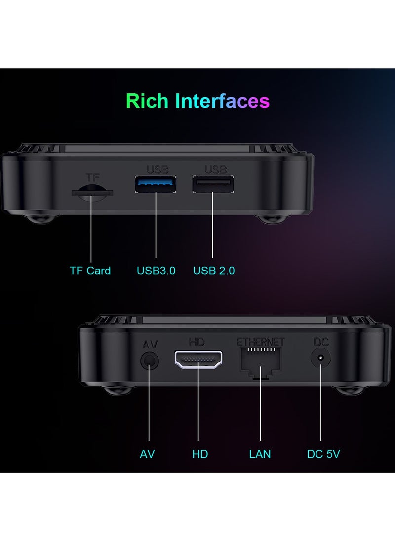HK - Smart Android 13.0 TV Box 13.0 Support 2.4G/5.8G Wifi6 1000M Ethernet LAN Bluetooth 5.0 3D/8K Set Top TV Box - Image 1
