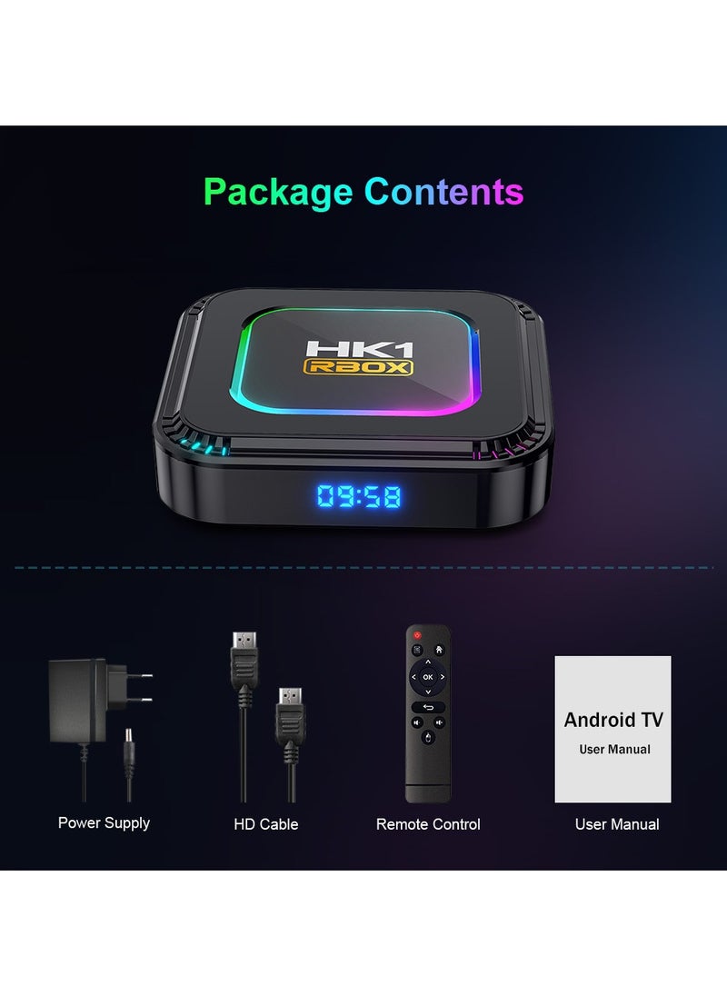 HK - Smart Android 13.0 TV Box 13.0 Support 2.4G/5.8G Wifi6 1000M Ethernet LAN Bluetooth 5.0 3D/8K Set Top TV Box - Image 1