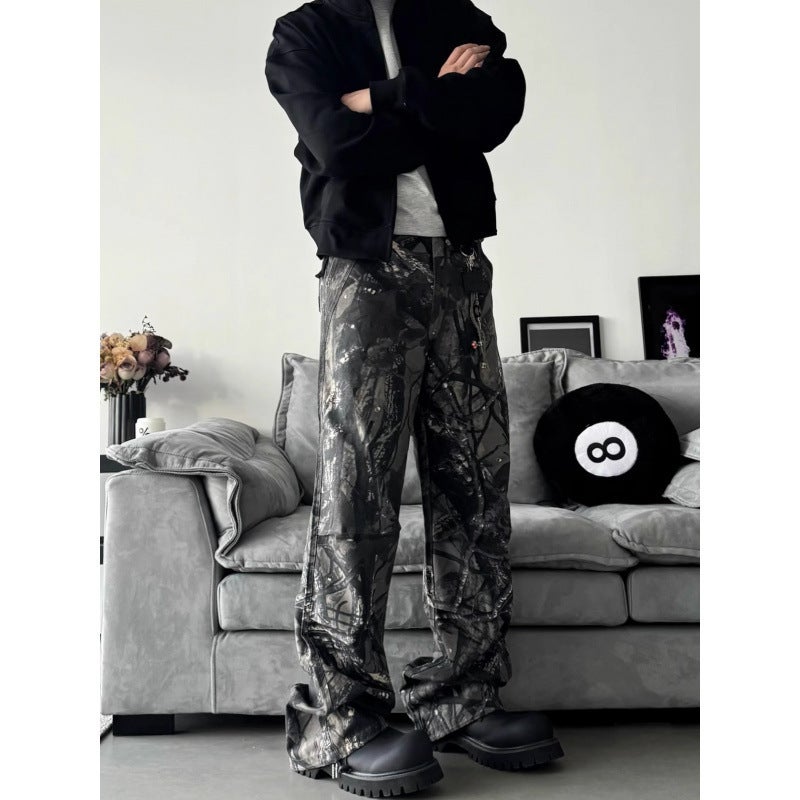 Unisex Casual Daily Denim Jeans - Image 3