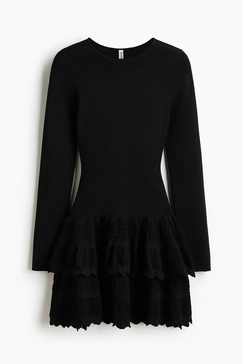 H&M  Tiered-skirt dress for Women | Best Price UAE