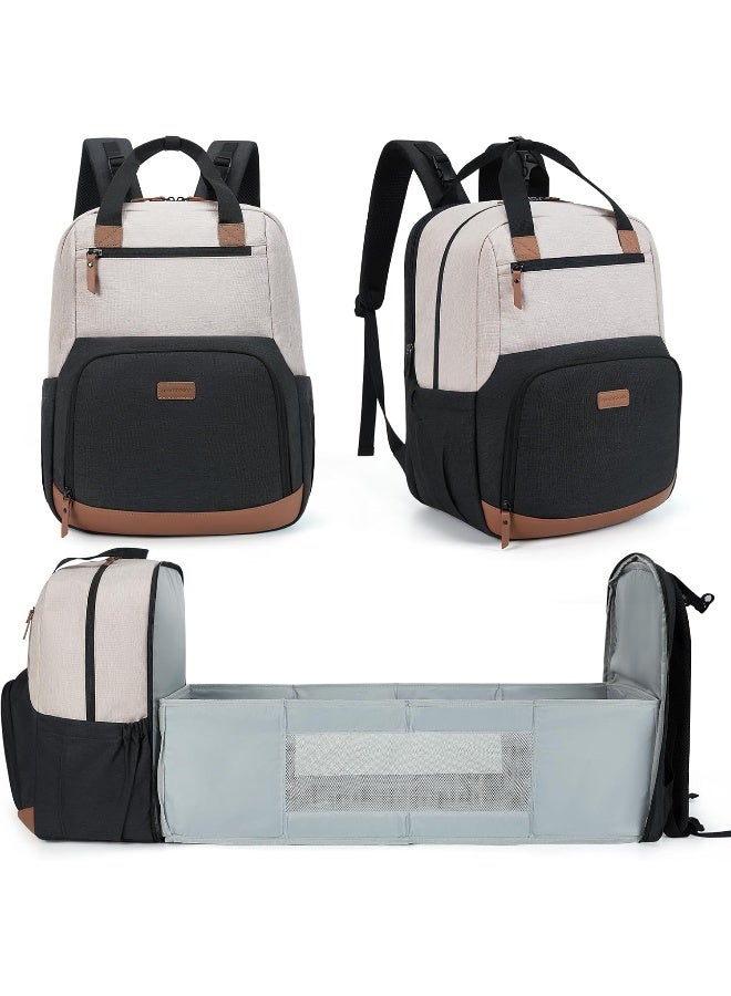 mommore Diaper Bag Backpack with Changing Station - Image 1