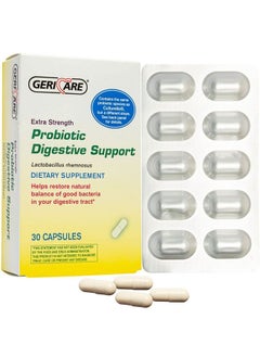 Probiotic Digestive Support ; Extra Strength 20 Billion Cfu Lactobacillus Rhamnosus R11 Daily Probiotic ; Keeps Your Digestive System Balanced ; 30 Capsules