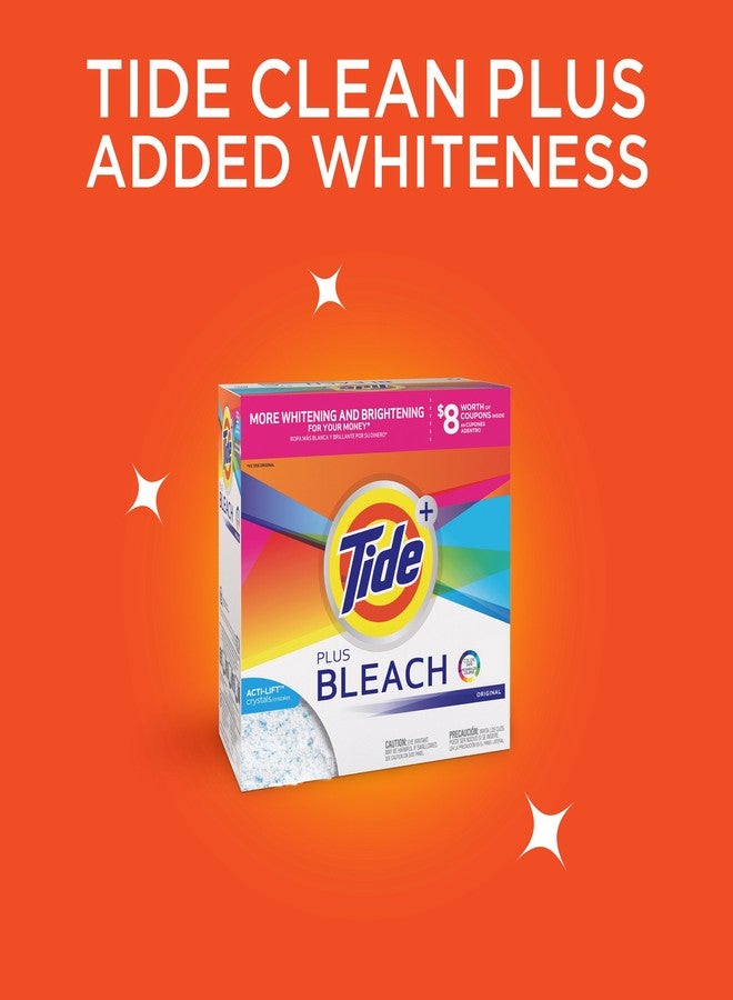 Tide Ultra Plus Bleach Original Scent Powder Laundry Detergent, 80 loads, 144 oz - Image 2