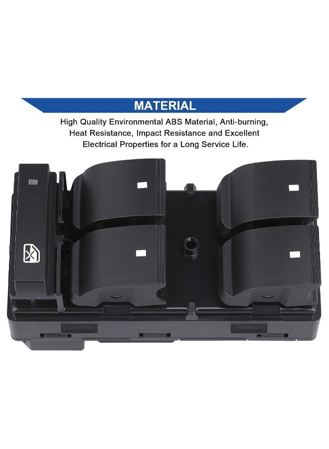 Topleo Driver Side Power Master Window Switch, Compatible with 2007-2013 Chevy Silverado Traverse HHR, GMC Sierra Yukon,Buick Enclave  Replace OE 20945129 25789692 - Image 5