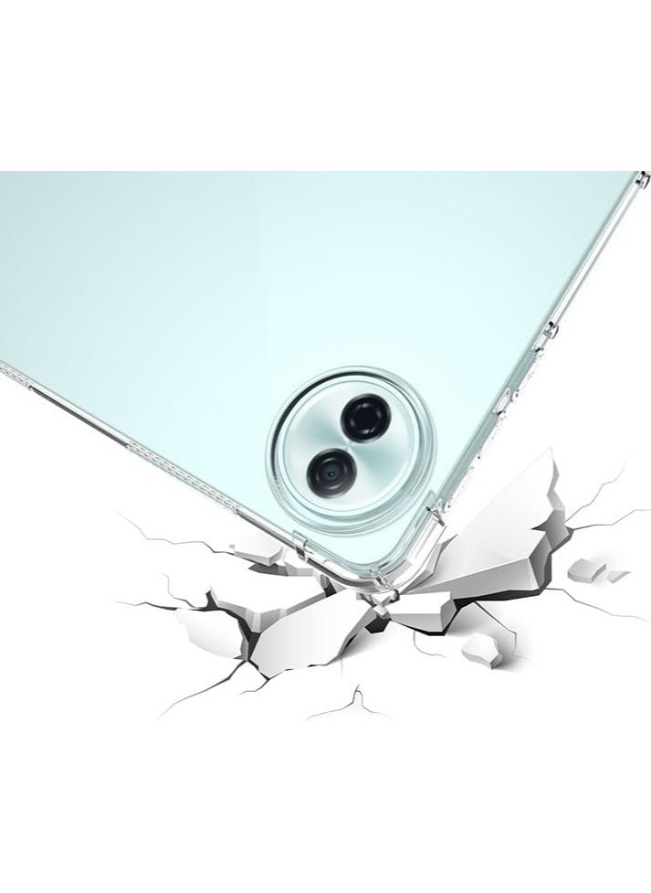 General Honor Pad 10 12.1-inch 2025 Transparent Case [Airbag Protection] Transparent Flexible Soft TPU Shockproof Protective Back Cover HONOR Pad 10 12.1”  - Image 5