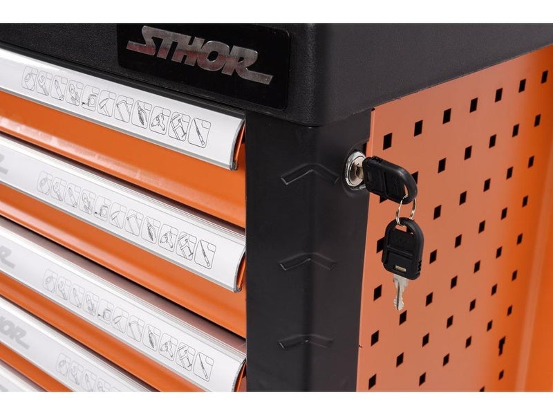 Sthor 6 drawer chest on wheels with 302pcs tools 58550 - Image 2