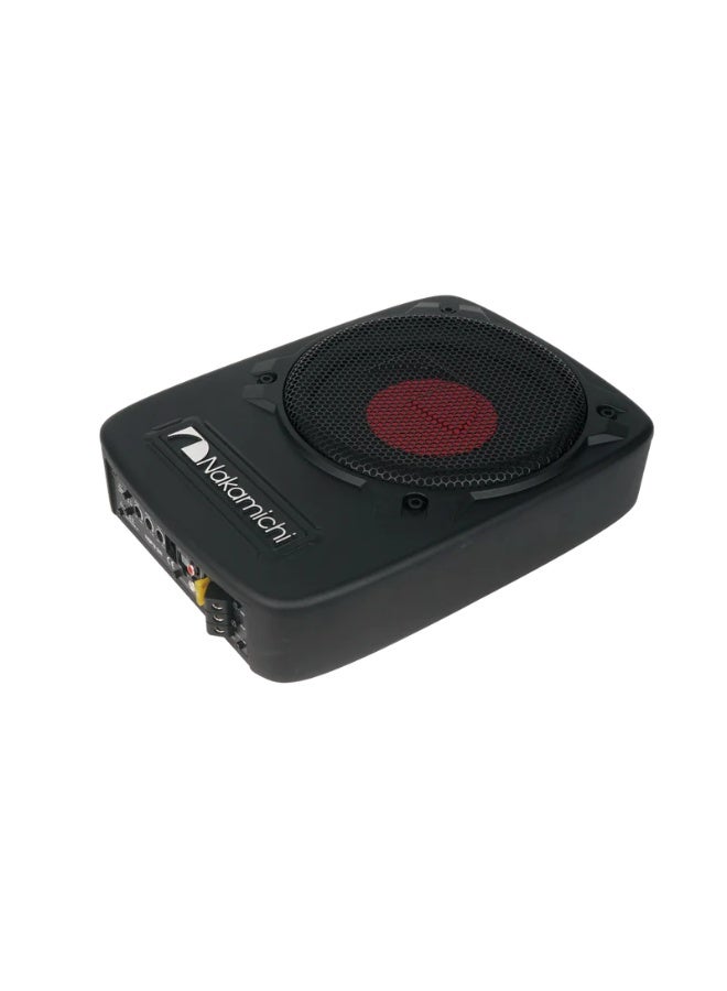 ناكاميتشي مضخم صوت للسيارات Nakamichi NBF9.5A (مقاس 9.2 بوصة، نشط) – قدرة 150 واط (RMS) / 1500 واط (ذروة)، تصميم مدمج للتركيب تحت المقعد - Image 1