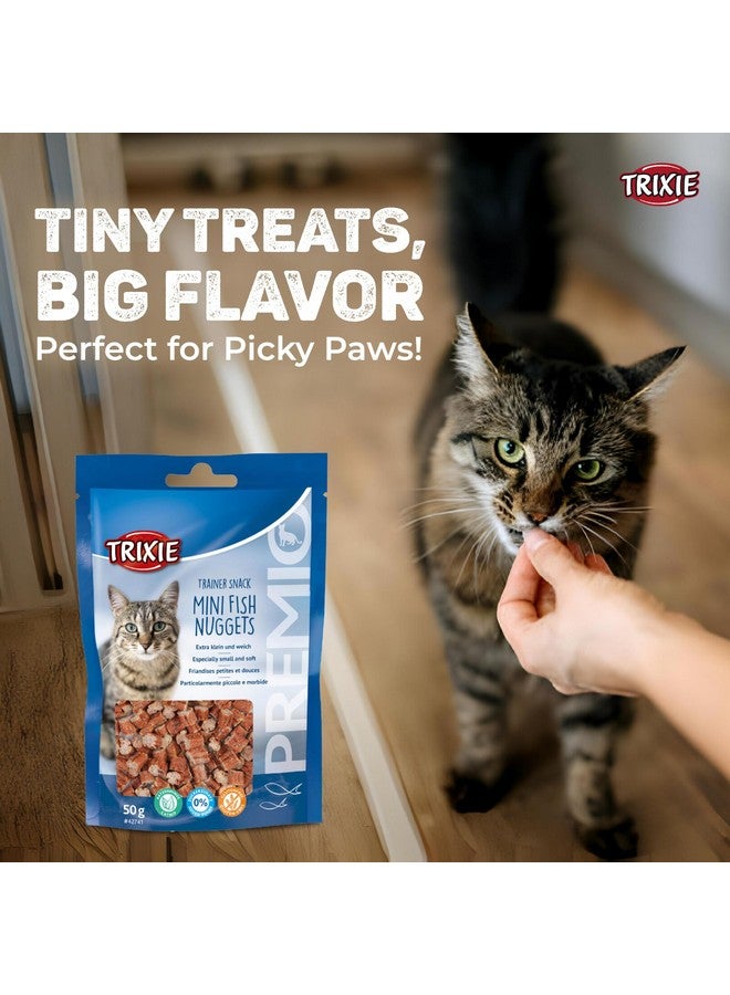 تريكسي مجموعة من قطع السمك الصغيرة من Premio Trainer Snack، 50 جرامًا ومرحاض القطط Savic Nestor Jumbo - سلالات القطط المناسبة - Image 2