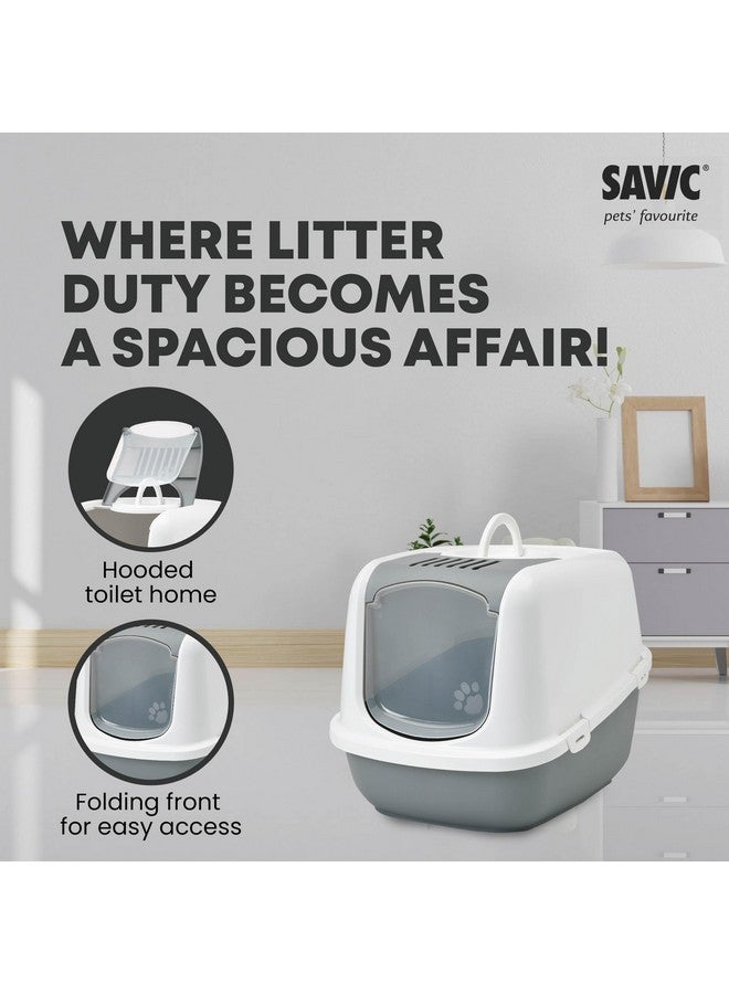 تريكسي مجموعة من قطع السمك الصغيرة من Premio Trainer Snack، 50 جرامًا ومرحاض القطط Savic Nestor Jumbo - سلالات القطط المناسبة - Image 5