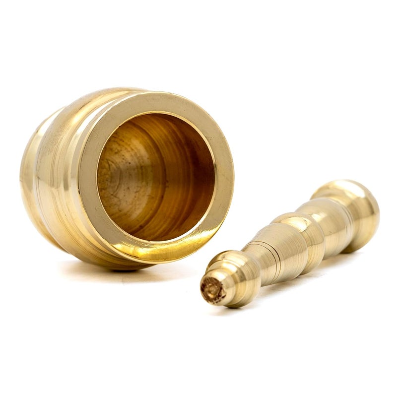 DMI طقم هاون ومدقة نحاسية DMI تقليدي يعرف باسم الخلطة 275 سم قطر - Image 4