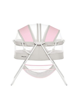 Karley 3 in 1 Portable Baby Bassinets With Mattress and Net - Pink and Grey - pzsku/Z350B4695D4E846918A1DZ/45/_/1666328726/89c5bcd6-64b7-4886-8eb8-2790a0371a92