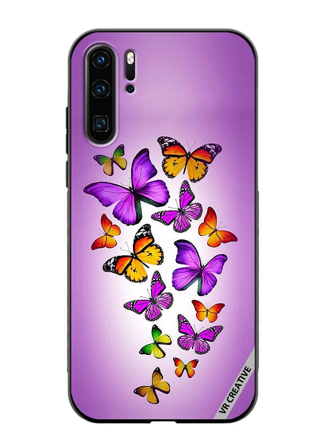 VR CREATIVE Protective Case Cover For Huawei P30 Pro Mix Butterflies Design Multicolour - Image 1