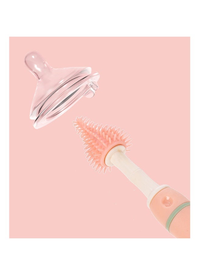 3PCS Silicone Bottle Cleaning Brush Kit 3 in 1 Silicone Brush, Nipple Brush, Straw Brush Baby Travel Essential Bottle Brush Set - Image 2