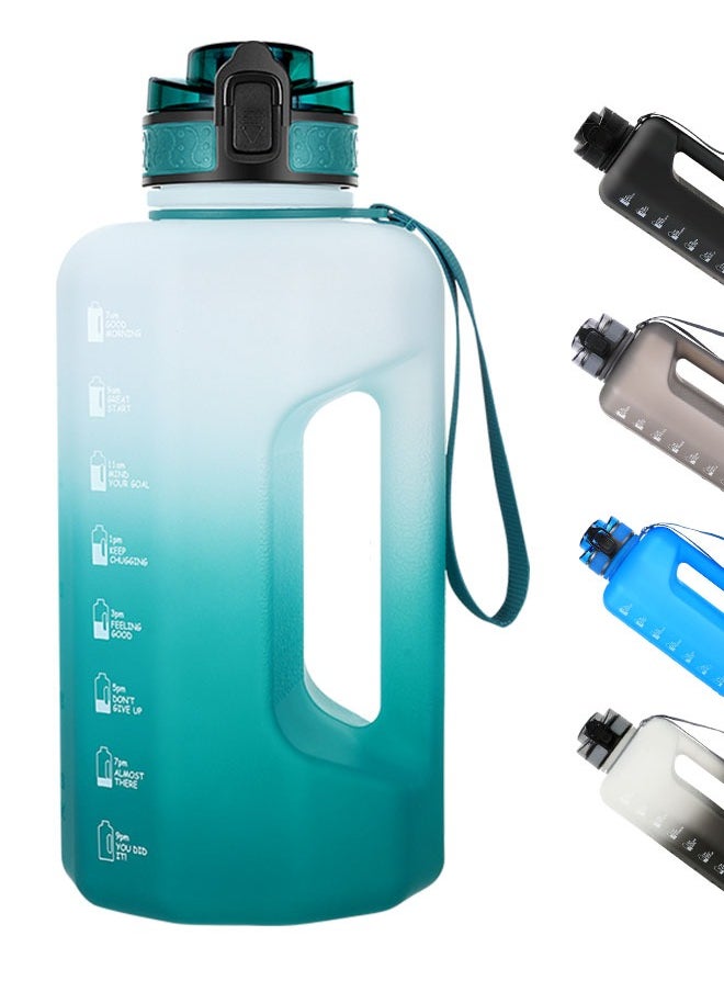 GEMFUL - 2.2l Big Water Bottle with Handle 2.2 Litre Leak Proof BPA Free 73oz Large Capacity Daily Drinking Jug for Gym Fitness Sport Outdoor - Image 1