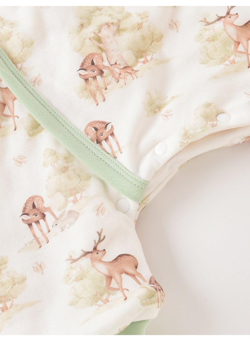 Baby Romper, Thin Style Baby Playsuit,Cotton Filled, Kids Outdoor CottonJumpsuit, Suitable For Four SeasonsBaby Romper - Image 5