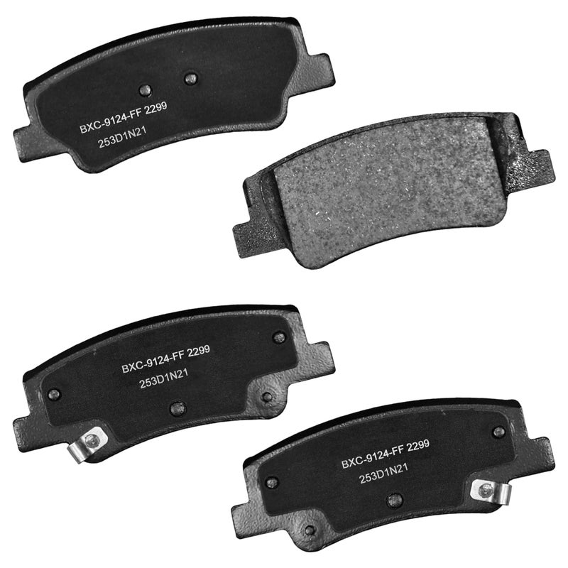 Bendix Premium SBC2299 Ceramic Rear Brake Pads for Hyundai Sonata 20242020 Tucson 20242022 Kia K5 20232021