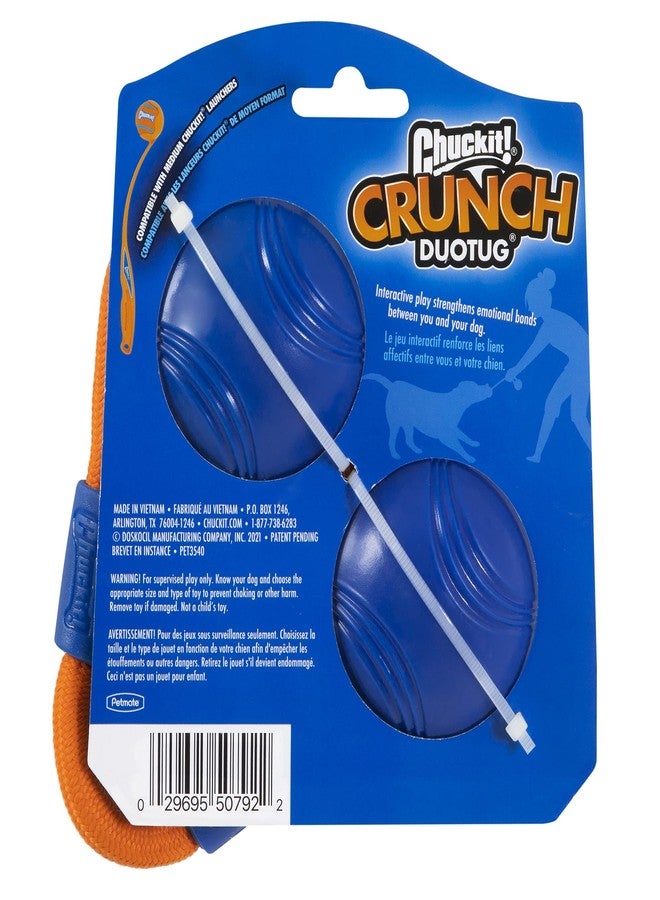 Chuckit! Crunch Ball Dog Toy, Medium, Duo Tug, for All Breed Sizes - Image 2