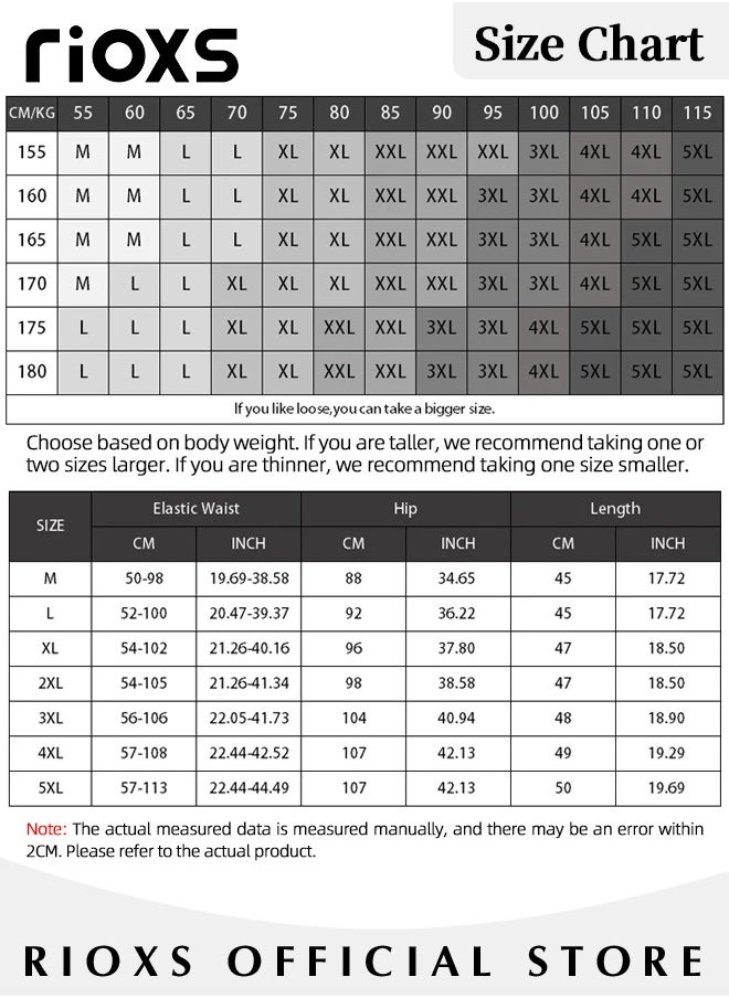 RIOXS - Men's Running Shorts, Athleisure Unlined Shorts, Athletic Lightweight Shorts, Breathable Quick-Drying Fitness Short Pants with Pockets, Made of Moisture-Wicking Material - Image 1