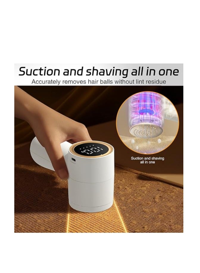 5-Speed ​​Adjustable Electric Lint Remover with LED Power Indicator Large Screen, USB-C Charging and Plug-in Dual-Use Line Remover for A Variety of Fabrics - Image 4