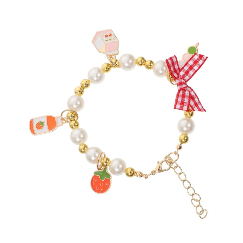 Adjustable Cat Collar With Bowknot And Pearl For Pets - Image 2