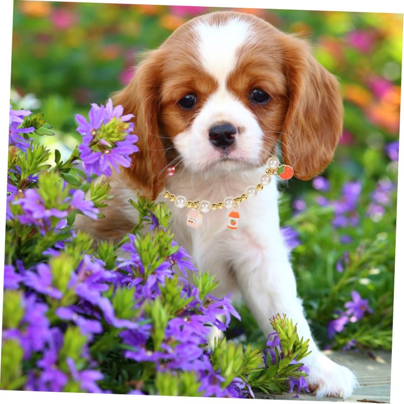 Adjustable Cat Collar With Bowknot And Pearl For Pets - Image 4