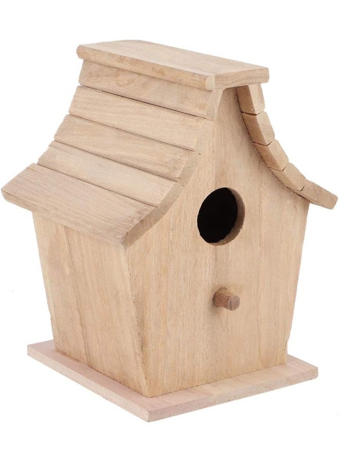 كلاراكو صندوق تربية الطيور الخشبي، بيت الطيور المعلق، مستلزمات الحيوانات الأليفة للببغاوات، الطيور الصغيرة - Image 2