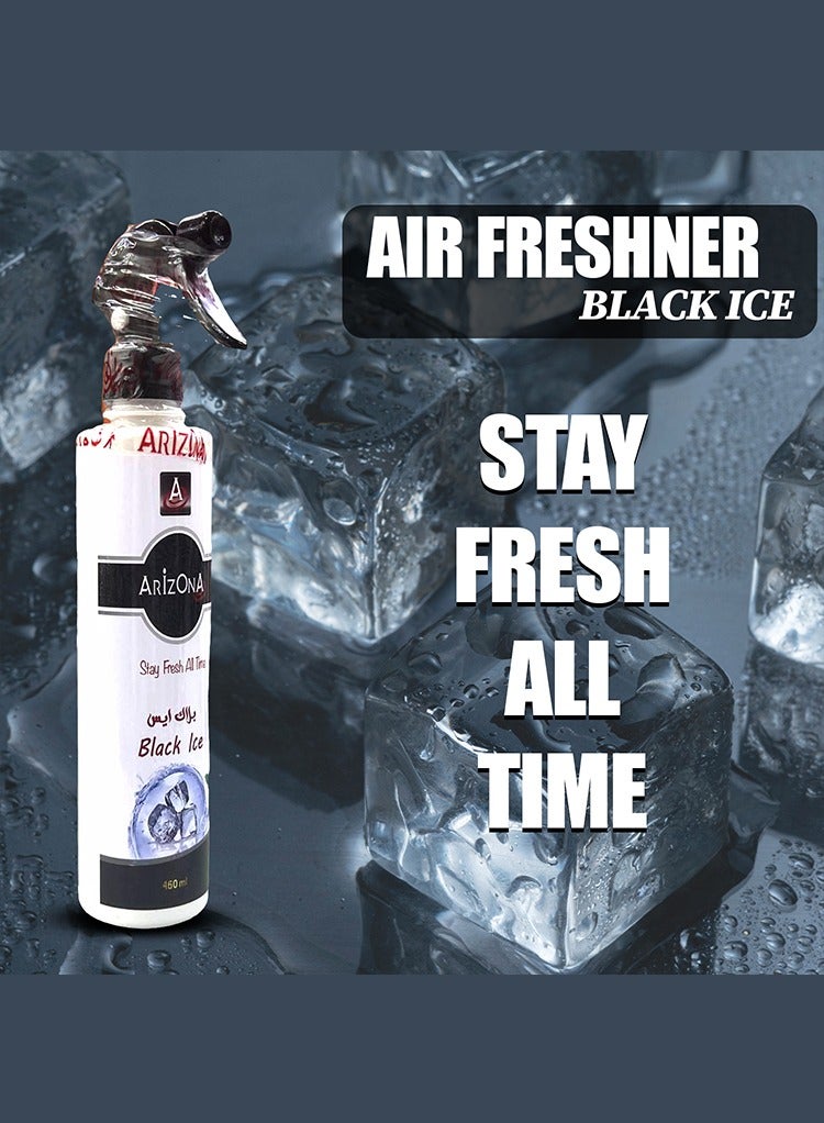 MR.SMART Arizona Black Ice Air Freshener Spray, 450ml, 6-in-1 Action, Essential Oil-Inspired - Image 2