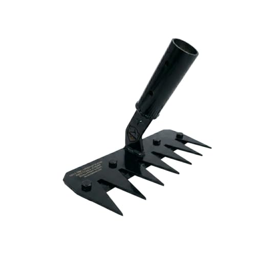 HECTARE Deep Root Weeder Cultivator Head (8-Inch) | Heavy Duty Metal Garden Tool for Root Removal | Essential Agriculture Equipment for Tilling and Weeding - Image 1