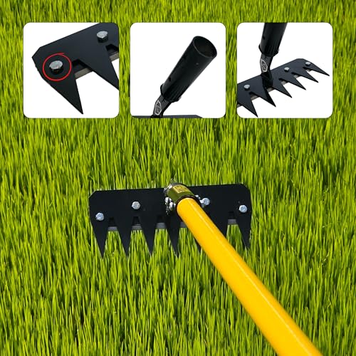 HECTARE Deep Root Weeder Cultivator Head (8-Inch) | Heavy Duty Metal Garden Tool for Root Removal | Essential Agriculture Equipment for Tilling and Weeding - Image 4