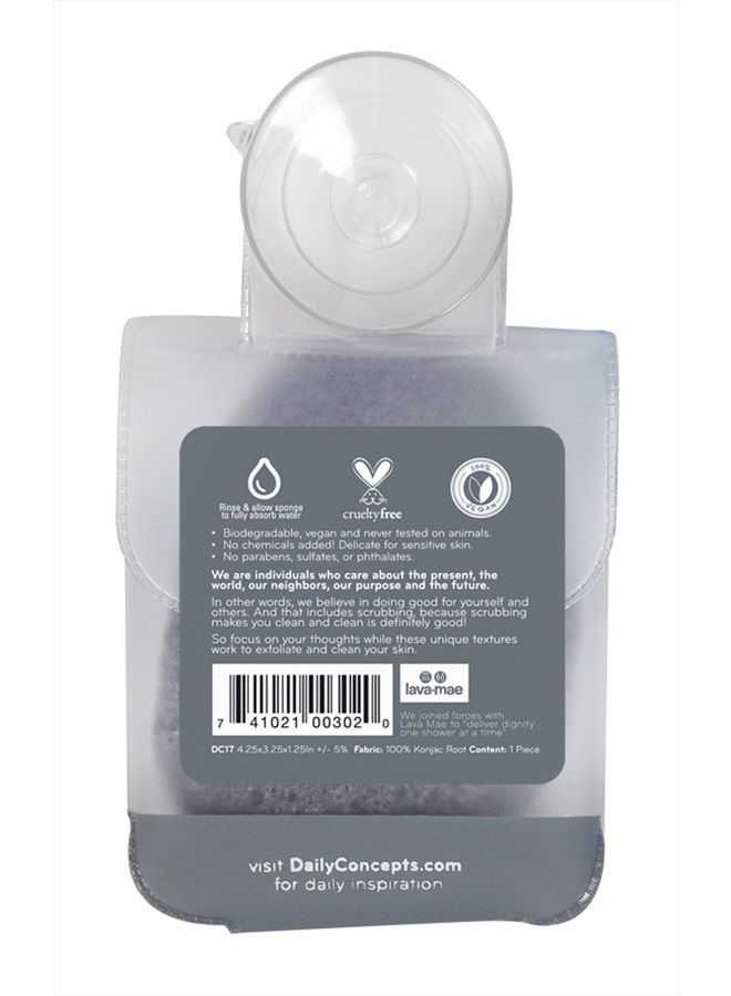 Daily Concepts Your Konjac Sponge, Charcoal - Image 4