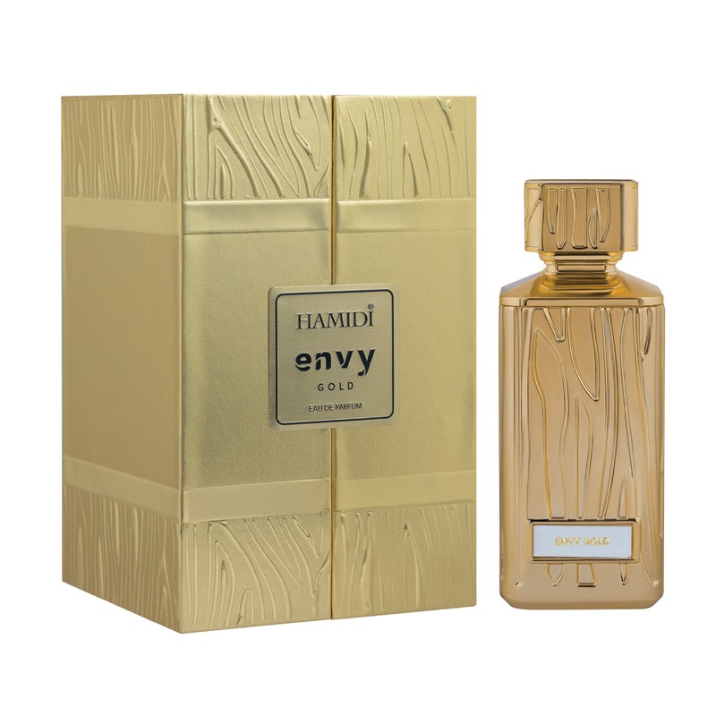 HAMIDI عطر حميدي مان إنفي جولد أو دو بارفان 100 مل، يدوم طويلاً، عطور للرجال، عطر شرقي خشبي مع تيوبيروز، تين أسود وساندالود - Image 3