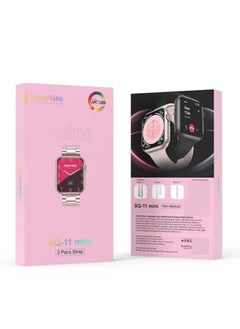 Haino Teko SQ-11 Mini Women's Waterproof Smart Watch with 3 Pairs of Straps  - Image 2