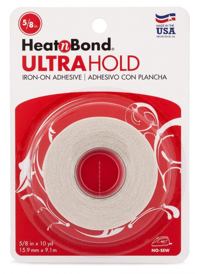 HeatnBond UltraHold Iron-On Adhesive, 5/8 Inch x 10 Yards - Image 1