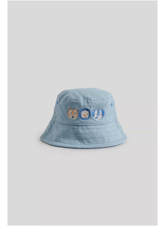 mothercare Blue Animal UPF50+ Sun Hat  - Image 1