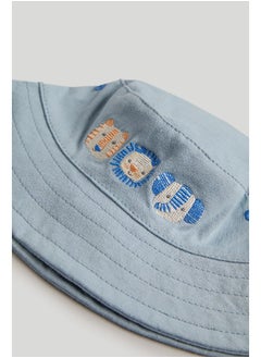 mothercare Blue Animal UPF50+ Sun Hat  - Image 3