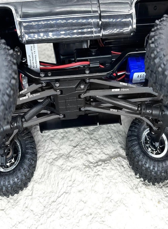 GTHELE High Clearance 4 Links Set Aluminum Linkage for Traxxas 1/18 TRX4M K10 F-150 Upgrade Parts RC Crawler Car (Titanium) - Image 3