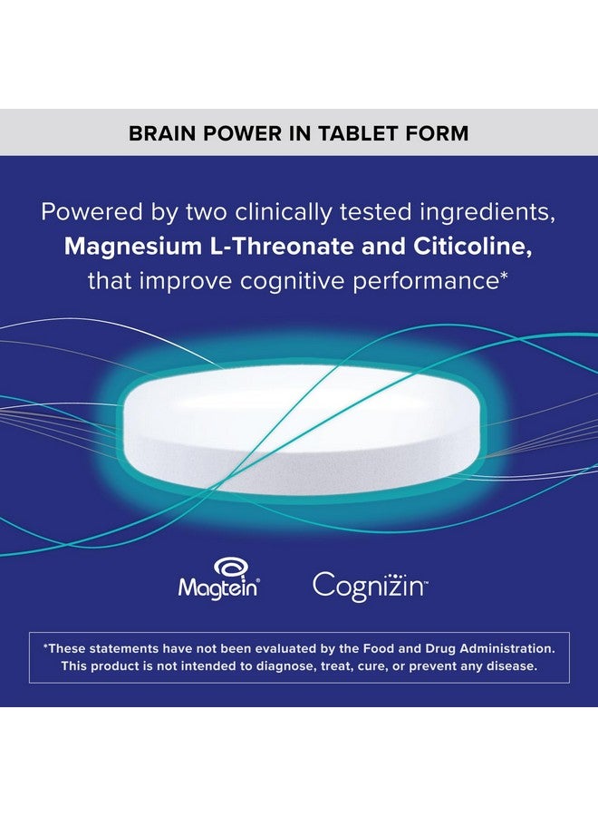 Qunol كوينول صحة الدماغ ذاكرة بلس، مغنيسيوم إل-ثريونيت وسيتوكولين، مكونات مختبرة سريريًا لتحسين الذاكرة والتركيز والانتباه والإنتاجية، 60 حبة (عبوة من 1) - Image 4