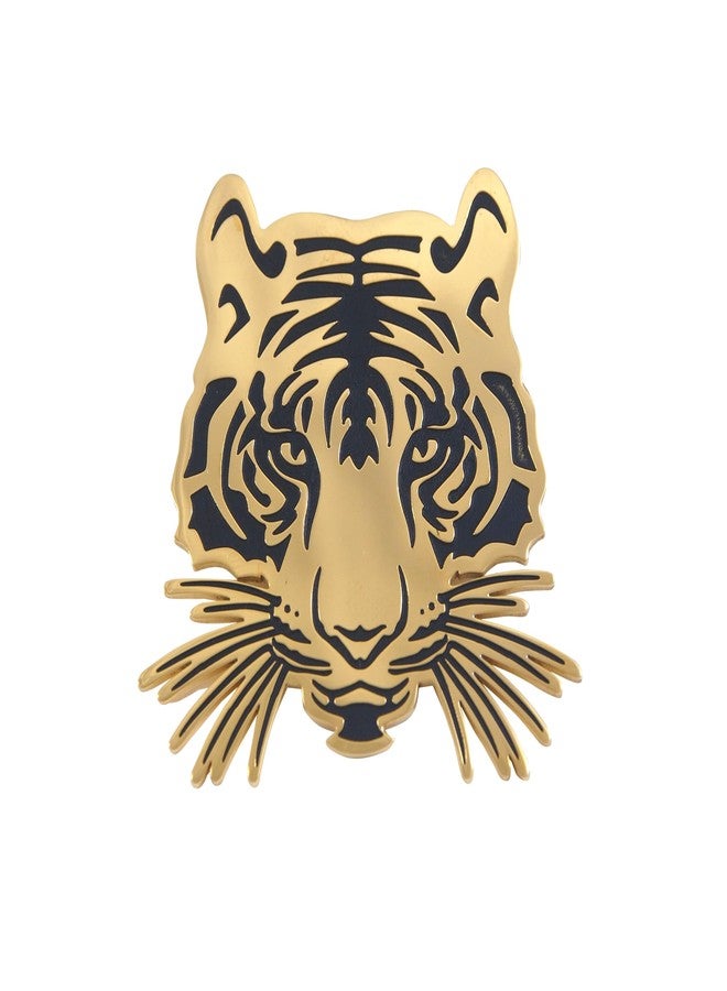 Adorn Stainless Steel Premium Designer Tiger Brooch For Men/Women (B2305) - Image 1