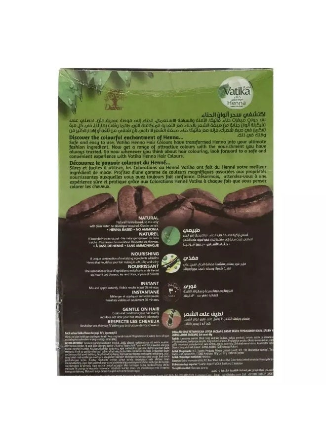 Vatika Henna Hair Color, Dark Brown 4.5 for Women - Image 3