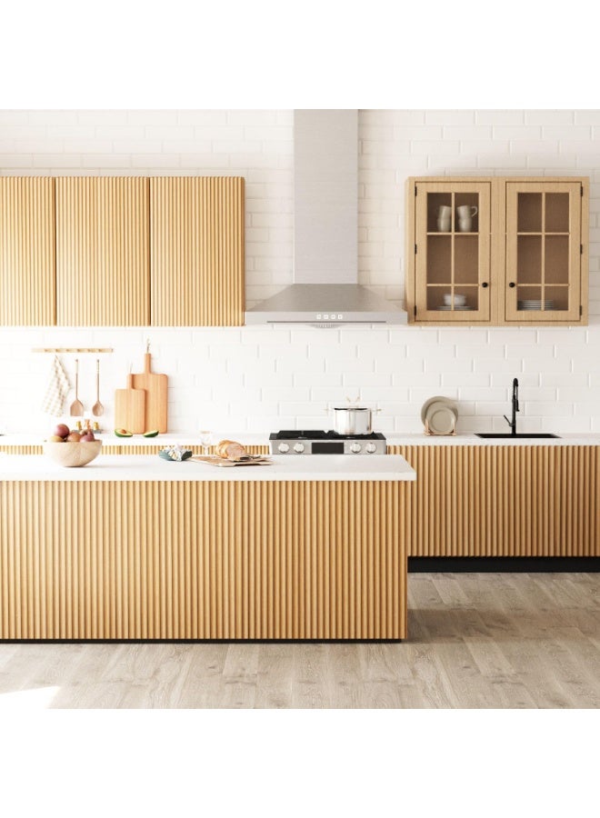 كينجمازي ورق حائط ثلاثي الأبعاد من الإسفنج ذاتي اللصق | سمك 2.8 مم | مقاس 40 سم × 10 م | مقاوم للماء والرطوبة | عازل للصوت - Image 1