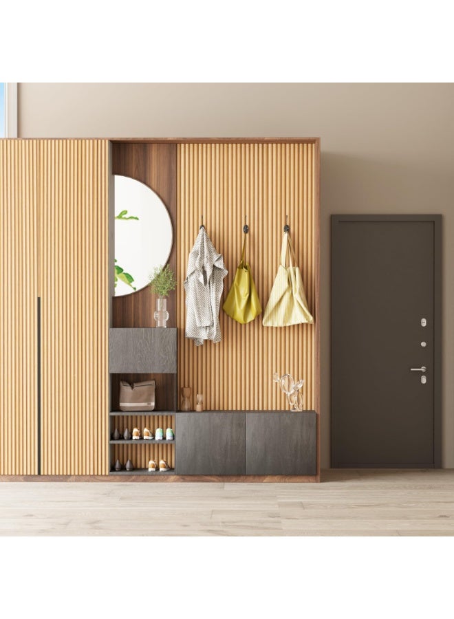 كينجمازي ورق حائط ثلاثي الأبعاد من الإسفنج ذاتي اللصق | سمك 2.8 مم | مقاس 40 سم × 10 م | مقاوم للماء والرطوبة | عازل للصوت - Image 4