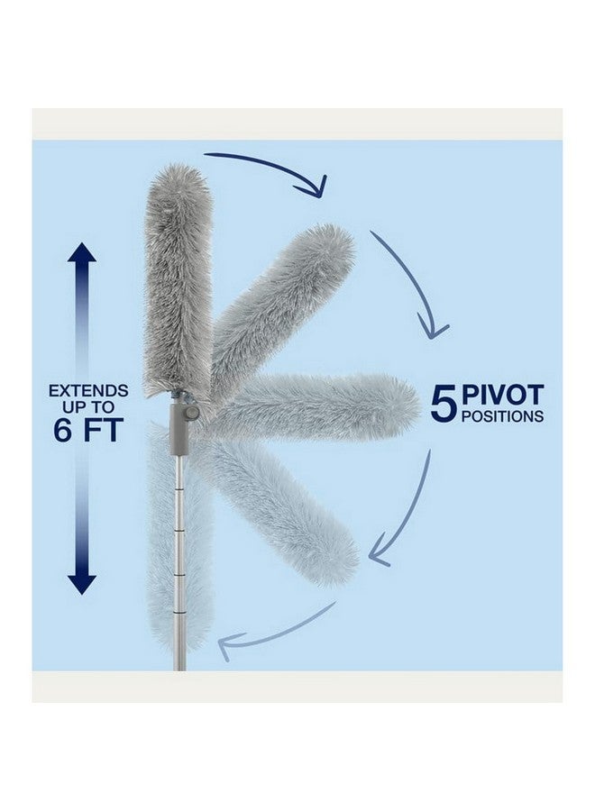 BONA High Performance Dusting System Flexible Extendable Dusting Kit White and Grey 73 x 5.99 x 11.99 cm WM710013638 - Image 3