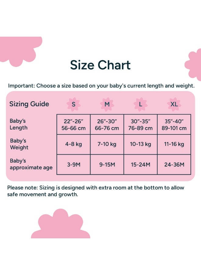 NINTARABABY 1.5 TOG Sleep Sack – Organic Cotton, Soft, Breathable, Winter Swaddle, Wearable Blanket for Newborns (9-15 Months), Unisex Sleeping Bag, Gifts for Babies - Image 4