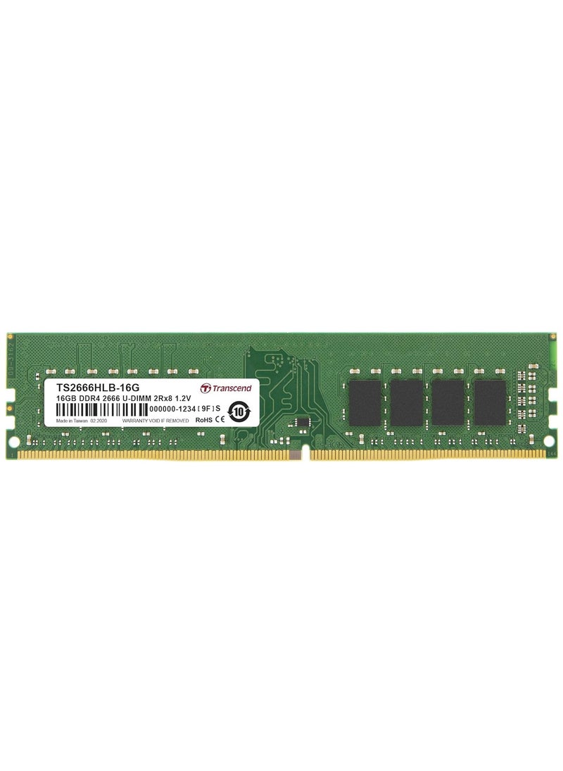 ماركة غير محددة ذاكرة رام 16GB DDR4 ،2666 U-DIMM 2Rx8بقوة 1.2 فولت (TS2666HLB-16G)  - Image 3
