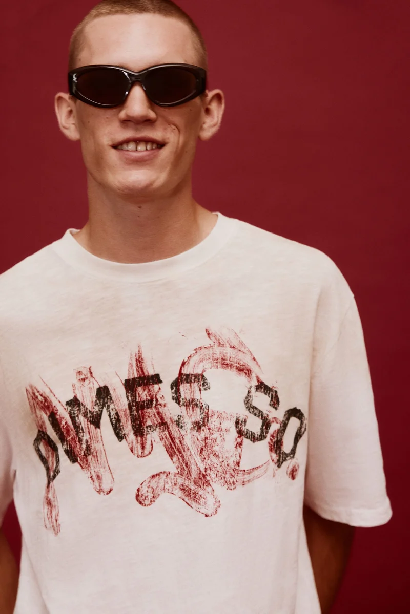 اتش اند ام قميص فضفاض