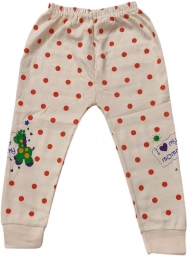 Nonibud 100% Cotton Baby Unisex Trackpants # Leggings # Pajama with Rib # Summer wear # Inner wear(Pack of 6) (4 Months - 8 Months) Multicolour - Image 4