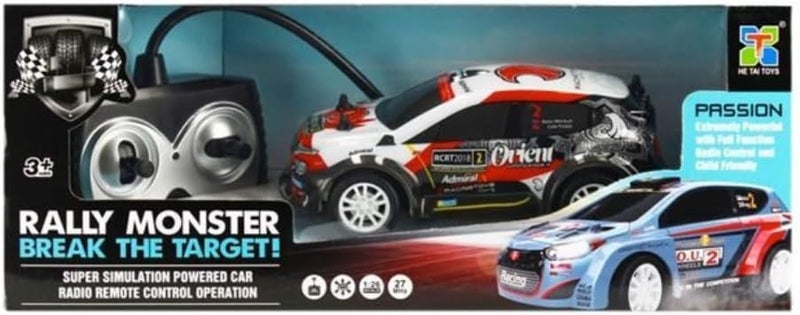 D-Power D Power – Rally Monster | RTR, Radio Remote Control Car for Kids | 1:26 Scale, 27MHz, All Way Movement RC Car | Asst.