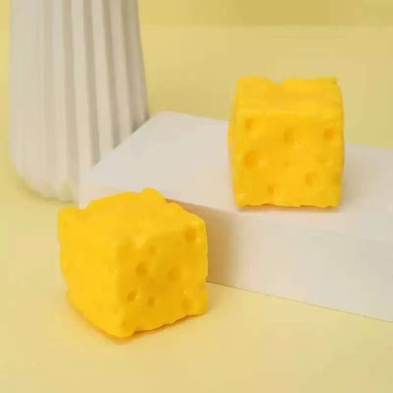 Large Square Cheese Squishy Slow Rebound Stress Relief Toy - Image 3