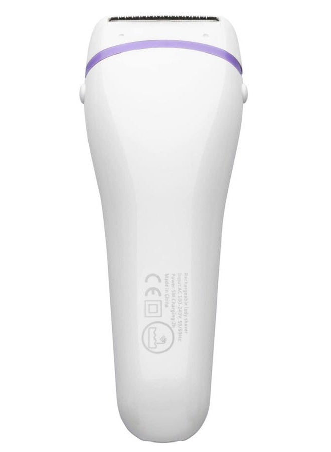 YLKGR Electric Lady Shaver Bikini Trimmer Wet & Dry Rechargeable Cordless Painless Electric Razor for Women, LED Display Razor for Legs Underarms (Violet) - Image 3