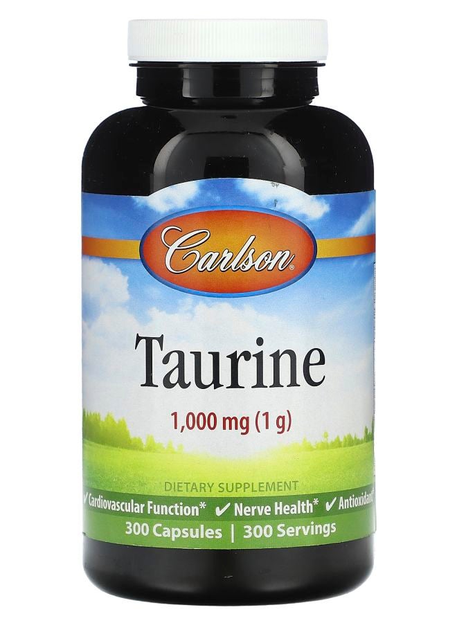 Carlson Taurine 1000 mg 300 Capsules